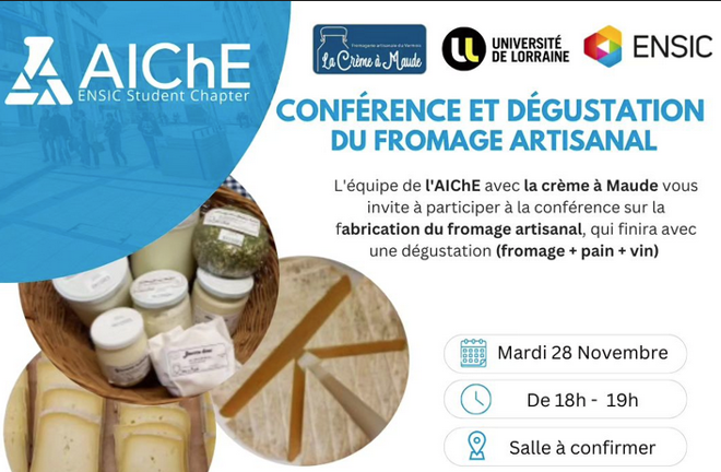 Conférence – Dégustation- ENSIC