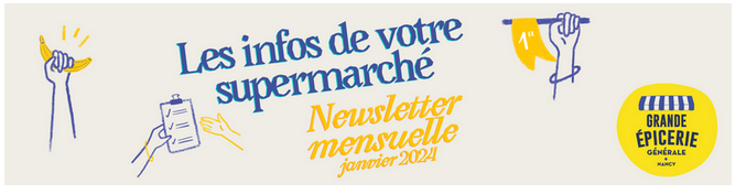 Newsletter de la Grande Epicerie